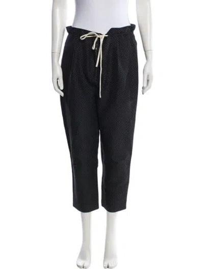 Pre-owned 3.1 Phillip Lim Silk Straight Leg Pants In Black