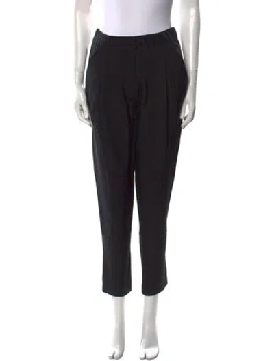 Pre-owned 3.1 Phillip Lim Silk Straight Leg Pants In Black