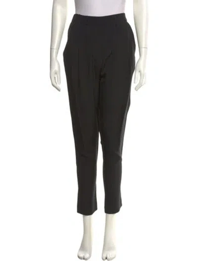 Pre-owned 3.1 Phillip Lim Silk Straight Leg Pants In Black