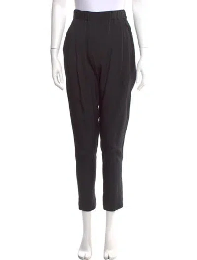 Pre-owned 3.1 Phillip Lim Silk Straight Leg Pants In Black