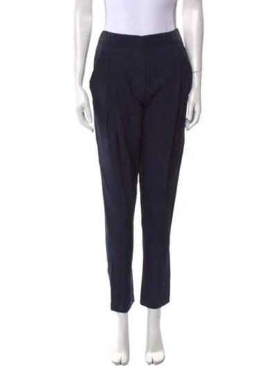 Pre-owned 3.1 Phillip Lim Silk Straight Leg Pants W/ Tags In Blue
