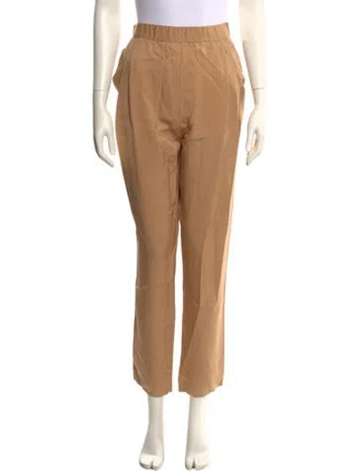 Pre-owned 3.1 Phillip Lim Silk Straight Leg Pants W/ Tags In Neutral