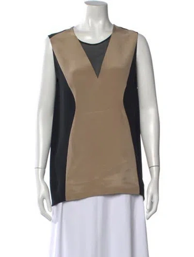 Pre-owned 3.1 Phillip Lim Silk V-neck Top In White
