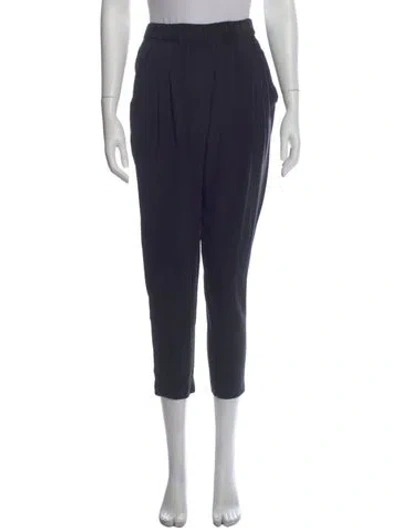 Pre-owned 3.1 Phillip Lim Silk Wide Leg Pants In Blue