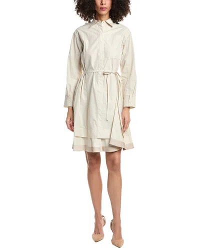 3.1 Phillip Lim Silk-blend Shirtdress In Neutral