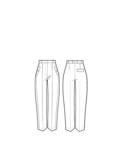 3.1 Phillip Lim Single Pleat Tapered Utility Pant In Black