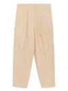 3.1 Phillip Lim Single-pleated Tapered Trousers In Brown