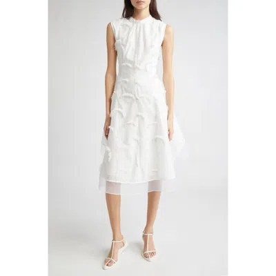 3.1 Phillip Lim Sleeveless Chiffon & Embroidery Dress