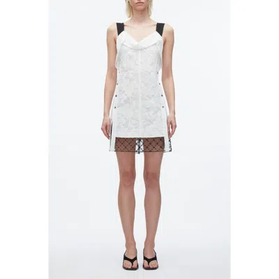 3.1 Phillip Lim Sleeveless Corded Lace Minidress In White