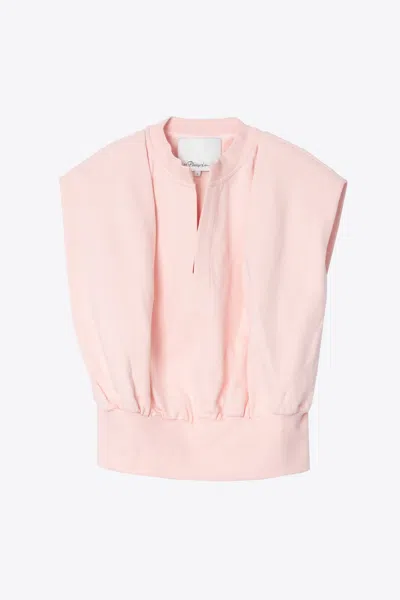 3.1 PHILLIP LIM SLEEVELESS FRENCH TERRY TOP