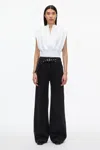 3.1 Phillip Lim Sleeveless French Terry Top In White