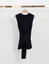 3.1 Phillip Lim Sleeveless Lofty Front-tie Top In Pink
