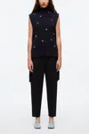 3.1 Phillip Lim Sleeveless Sweater With Cluster Embroidery In White