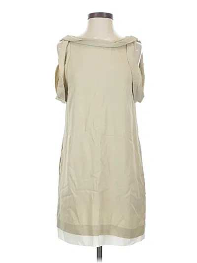 Pre-owned 3.1 Phillip Lim Sleeveless Top Ivory Cold Shoulder Neckline Tops