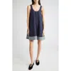 3.1 Phillip Lim Sleeveless Trapeze Minidress In Blue