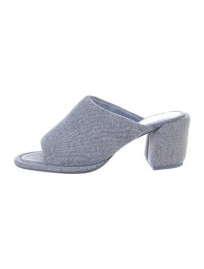 Pre-owned 3.1 Phillip Lim Slides In Blue