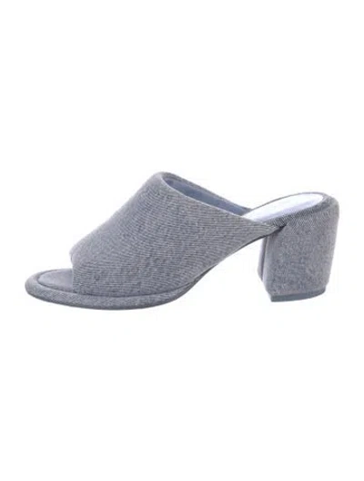 Pre-owned 3.1 Phillip Lim Slides In Blue