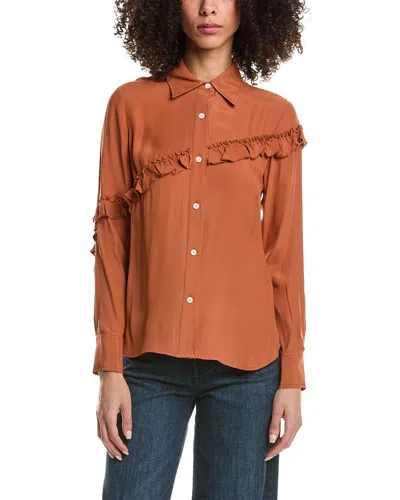 3.1 Phillip Lim Slim Shirt In Brown