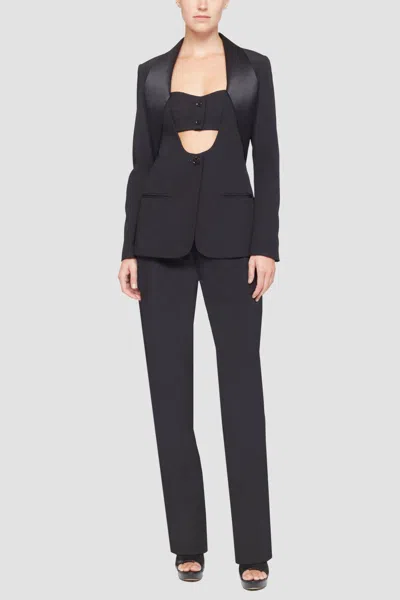 3.1 Phillip Lim Slim Trouser With Back Slit In Green