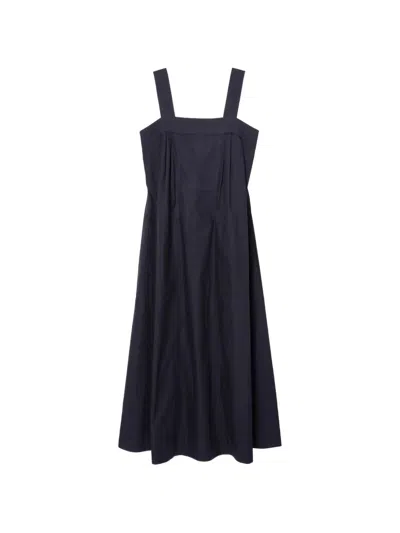 3.1 Phillip Lim Square Neck Midi Dress In Blue