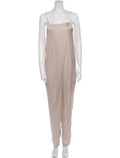 Pre-owned 3.1 Phillip Lim Square Neckline Jumpsuit In Neutral