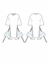 3.1 Phillip Lim Ss Oversized T-shirt Combo Dress