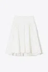 3.1 Phillip Lim Stonewashed Denim Flare Skirt In White