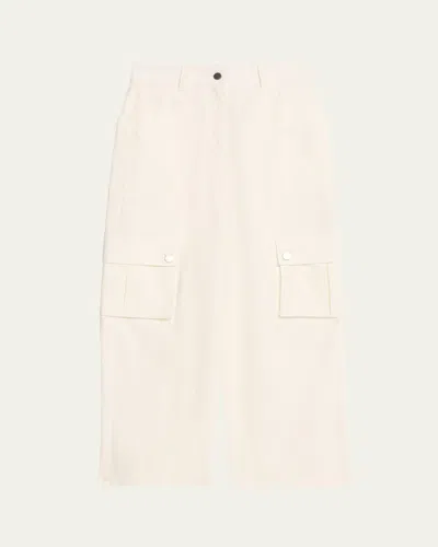 3.1 Phillip Lim Straight Cropped Cargo Pants In Neutral