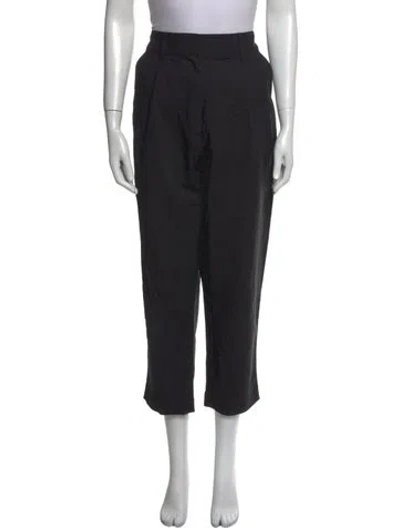 Pre-owned 3.1 Phillip Lim Straight Leg Pants In Black
