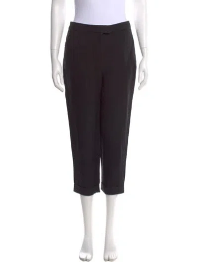 Pre-owned 3.1 Phillip Lim Straight Leg Pants In Black