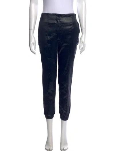 Pre-owned 3.1 Phillip Lim Straight Leg Pants In Black