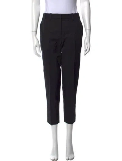 Pre-owned 3.1 Phillip Lim Straight Leg Pants In Black