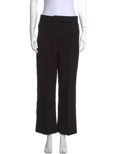 Pre-owned 3.1 Phillip Lim Straight Leg Pants In Black