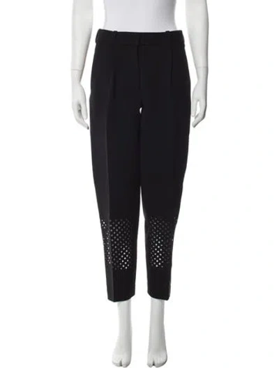 Pre-owned 3.1 Phillip Lim Straight Leg Pants In Black/blue