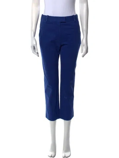 Pre-owned 3.1 Phillip Lim Straight Leg Pants In Blue