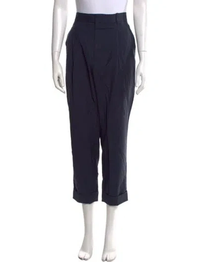 Pre-owned 3.1 Phillip Lim Straight Leg Pants In Blue