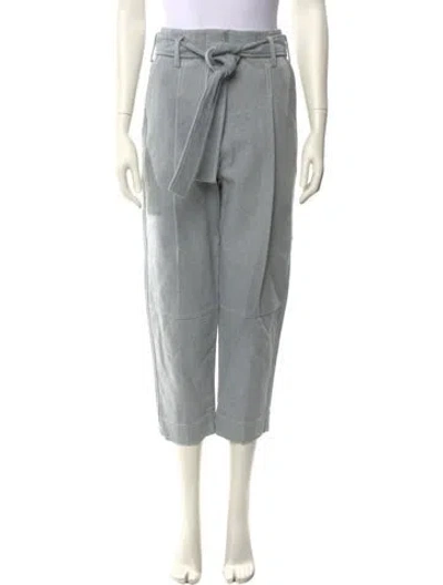 Pre-owned 3.1 Phillip Lim Straight Leg Pants In Blue