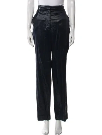 Pre-owned 3.1 Phillip Lim Straight Leg Pants In Blue