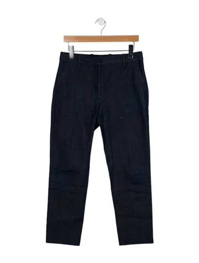 Pre-owned 3.1 Phillip Lim Straight Leg Pants In Blue