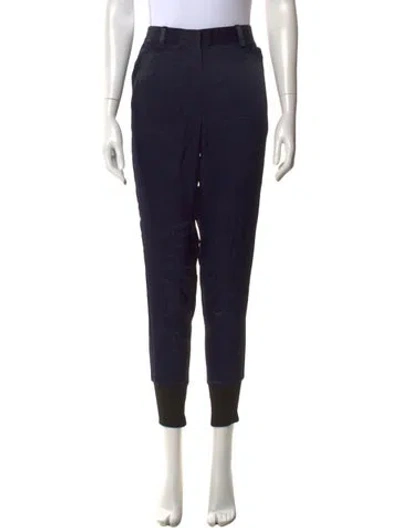 Pre-owned 3.1 Phillip Lim Straight Leg Pants In Blue