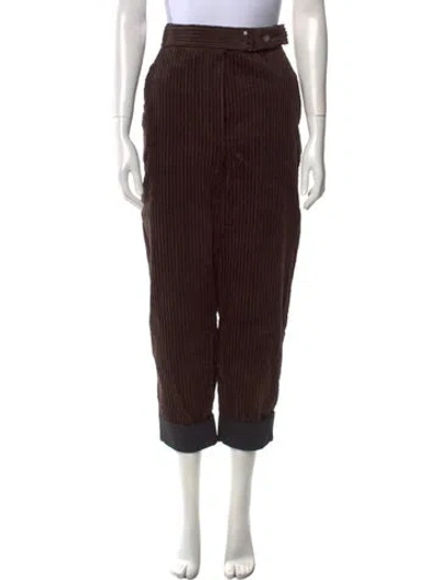 Pre-owned 3.1 Phillip Lim Straight Leg Pants In Brown