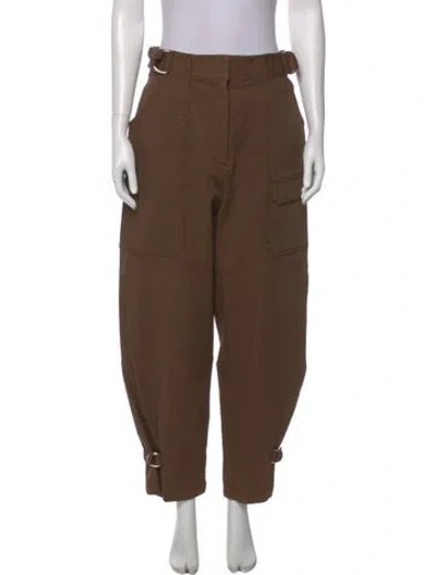 Pre-owned 3.1 Phillip Lim Straight Leg Pants In Brown