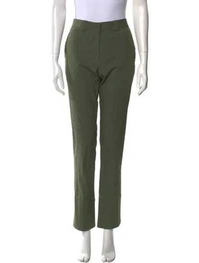 Pre-owned 3.1 Phillip Lim Straight Leg Pants In Green