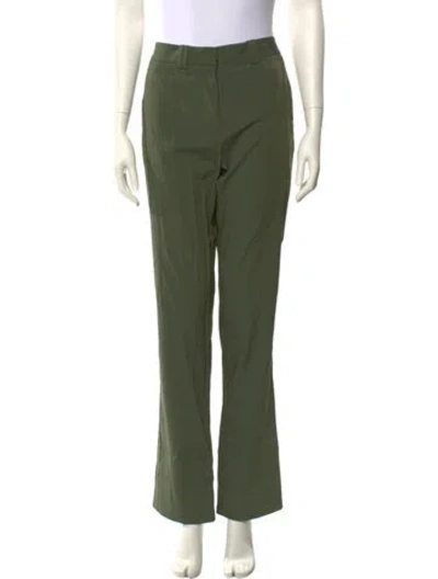 Pre-owned 3.1 Phillip Lim Straight Leg Pants In Green