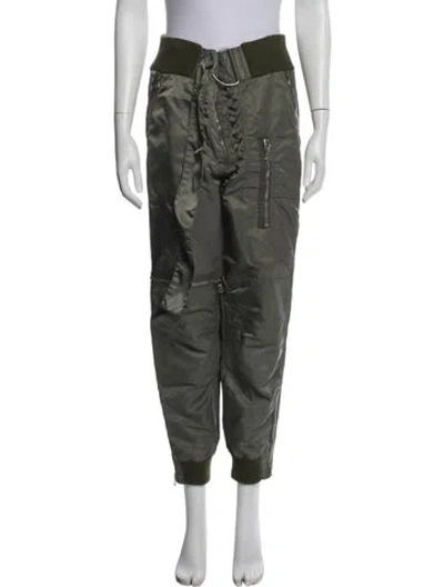 Pre-owned 3.1 Phillip Lim Straight Leg Pants In Green