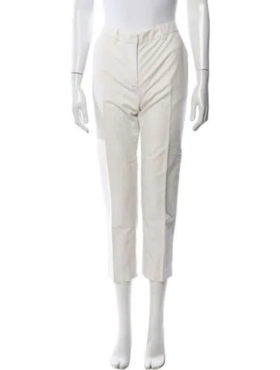 Pre-owned 3.1 Phillip Lim Straight Leg Pants In White