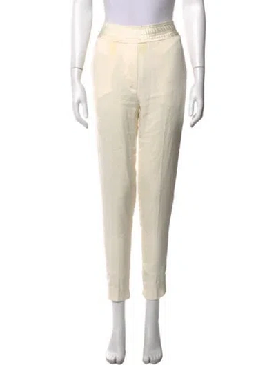 Pre-owned 3.1 Phillip Lim Straight Leg Pants In White