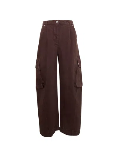 3.1 Phillip Lim Straight-leg Cargo Pants In Brown