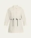 3.1 Phillip Lim Striped Belted Mini Shirtdress In Multi