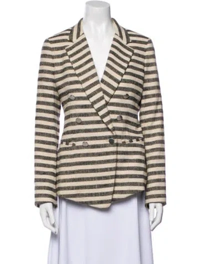 Pre-owned 3.1 Phillip Lim Striped Blazer In Black